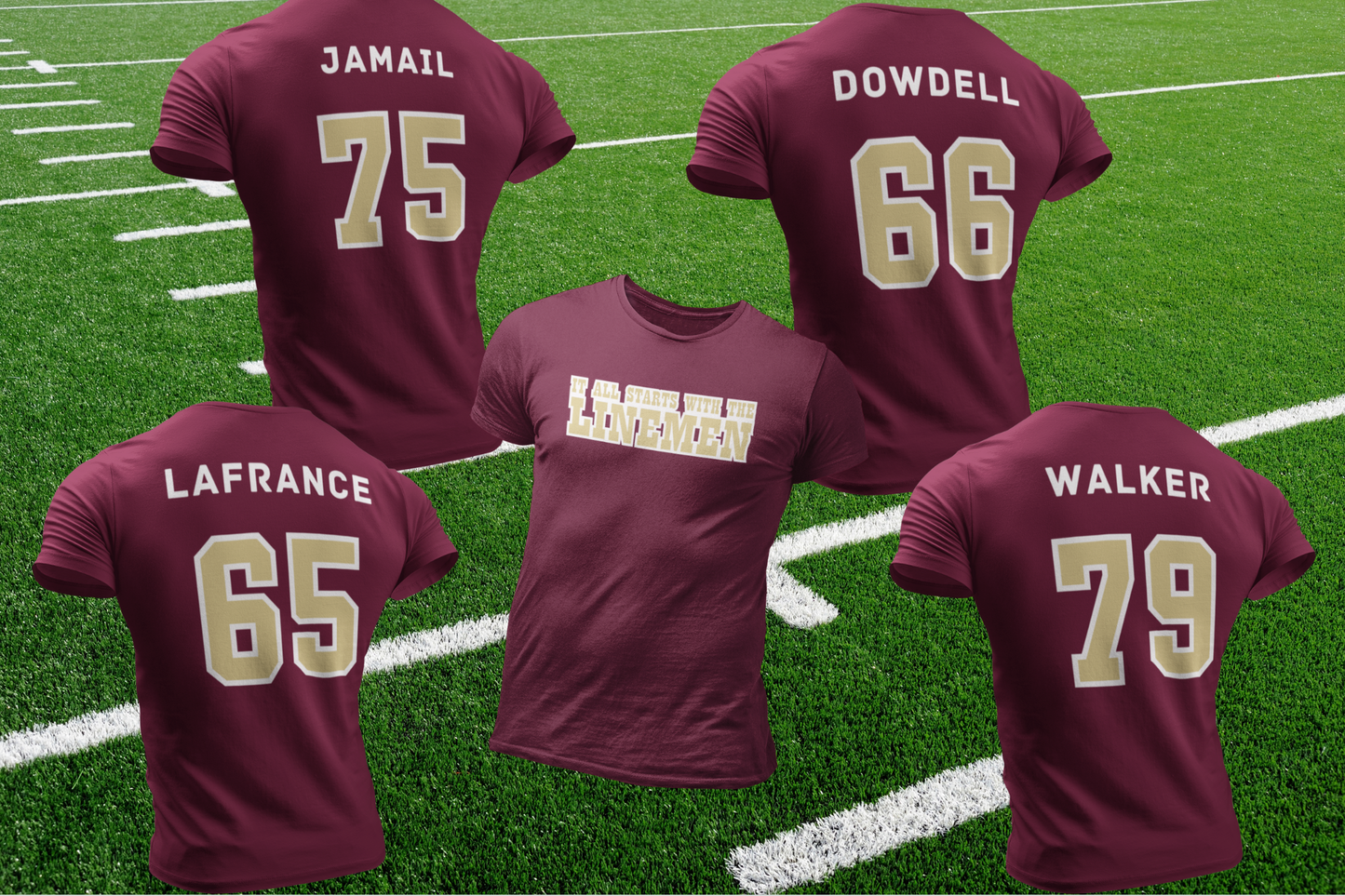 Personalized Team short sleeve performance t-shirt (A4)